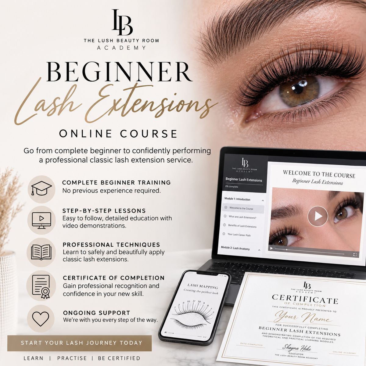 Beginner Lash Extensions